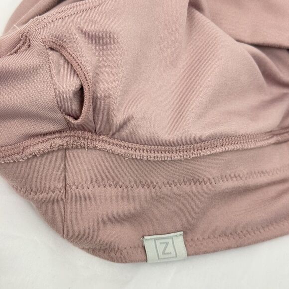 Z By Zella Strappy Criss Cross Sports Bra S High Impact Dusty Pink EUC B69 - Picture 3 of 3